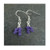 Silver Plated Lavender Earring