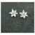 Silver Plated Lily Clip Earring