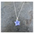 Silver Plated Mini Periwinkle Pendant