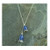 Silver Plated Bluebell Pendant with gift box