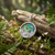 Tide Jewellery  inlaid Paua shell Round daisy flower pendant