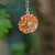 Gold Finish Marigold Orange Pendant