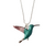 Silver Finish Humming Bird Pendant Silver Finish Humming Bird Pendant
