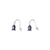 Silver Finish Bluebell Single Drop Earring Silver Finish Bluebell Single Drop Earring