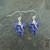 Silver Plated Iris Earring