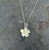 Silver Plated Mini Primrose Flower Pendant with Gift Box