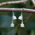 Silver Plated Lily of The Valley Earring