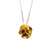 Pansy Yellow Flower Necklace Pansy Yellow Flower Necklace