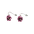 Pansy Pink Flower Drop Earrings Pansy Pink Flower Drop Earrings
