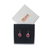 Pansy Pink Flower Drop Earrings Pansy Pink Flower Drop Earrings