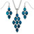 Tide Jewellery Blue articulated diamond set