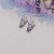 Wisteria Lilac Flower Drop Earrings