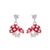 Silver Plated Mini Mushrooms Earrings