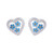 Silver Plated Forget me not Earrings