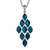 Tide Jewellery Blue articulated diamond necklace