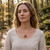 Tide Jewellery Autumn leaf necklace