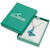 Blue morpho butterfly necklace