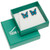 Blue morpho butterfly earrings