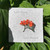 Freesia Orange Flower Brooch