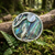 Moon gazing hare brooch