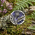Purple thistle brooch