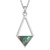 Geometric triangles necklace