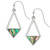 Geometric triangles earrings