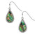 Natural teardrop earrings