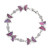Pink butterfly bracelet