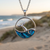 Paua Shell Whale tail necklace