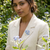Silver Plated Forget me not flower bouquet brooch