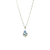 Silver Plated Forget Me Not Flower Pendant Necklace