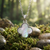 Paua Shell White quatrefoil necklace