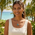 Paua Shell Blue flower necklace