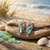 Paua shell Celtic knot earrings