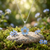 Silver Plated Forget Me Not Dainty Flower Pendant Necklace