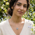 Silver Plated Forget Me Not Dainty Heart Flower Pendant Necklace