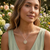 Silver Plated Daisy Flower Special Circle Pendant Necklace