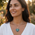 Paua Shell Ornate heart necklace