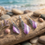 Paua Shell Wing earring and necklace set