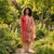 Summer Peach Monipuri Salwar Kameez - XLarge