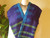 Royal Blue and Green Monipuri Scarve