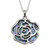 Tide Jewellery inlaid Paua shell rose pendant