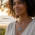Tide Jewellery inlaid Paua shell rose pendant