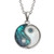 Tide Jewellery inlaid blue Paua shell Yin Yang pendant