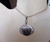 Silver Plated Noosa Heart Pendant Necklace with R Snap Button