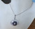 Silver Plated Noosa Heart Pendant Necklace with R Snap Button