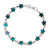 Tide Jewellery inlaid blue Paua shell star bracelet