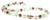 Orchid Handmade South Sea Shell Pearl Beads & Gemstone Necklace