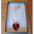 Red Heart Necklace with Gift box